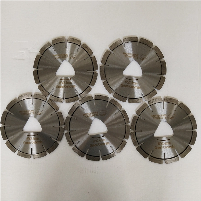 Top Selling Products 150mm Soff Cut Diamond Early Entry Saw Blades for Cutting Green Concrete