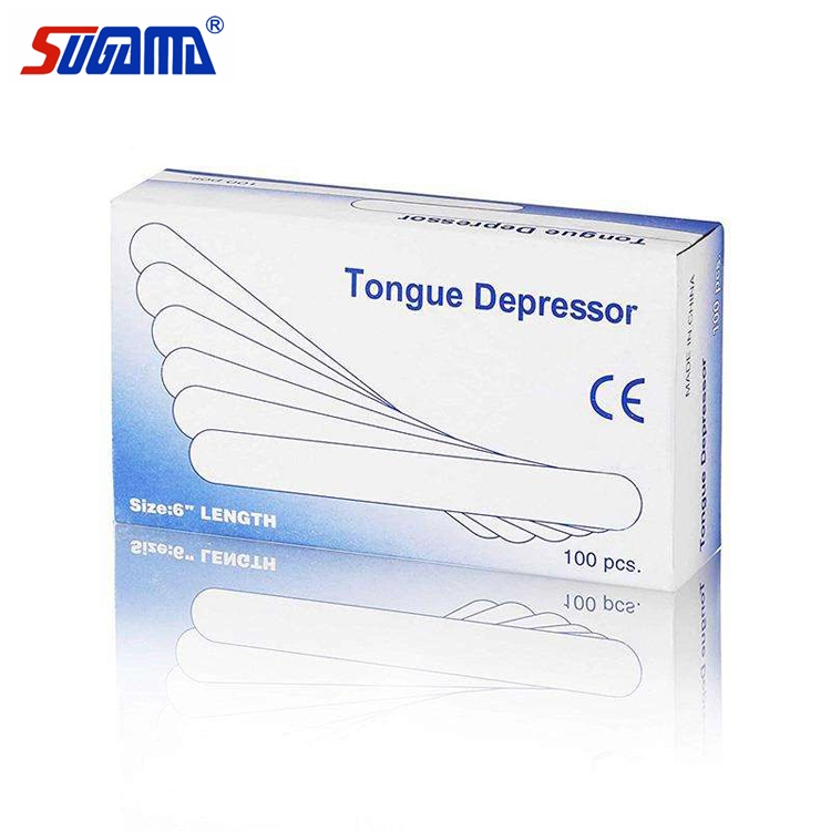 Wholesale Sterile Tongue Depressor Natural Wooden Tongue Depressor