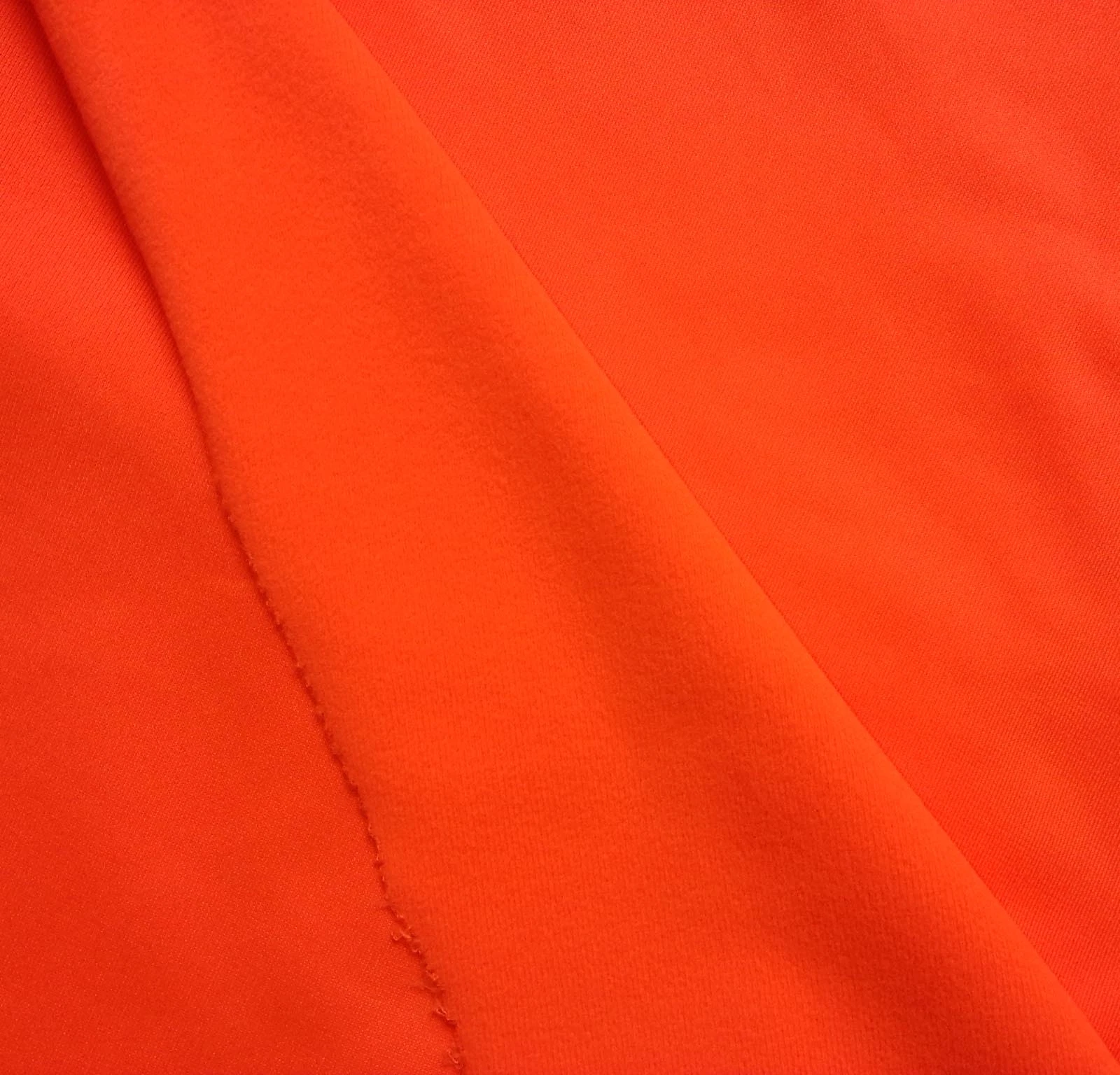 100% Polyester One Side Brush Tricot Fabric for Sportwear School Uniform