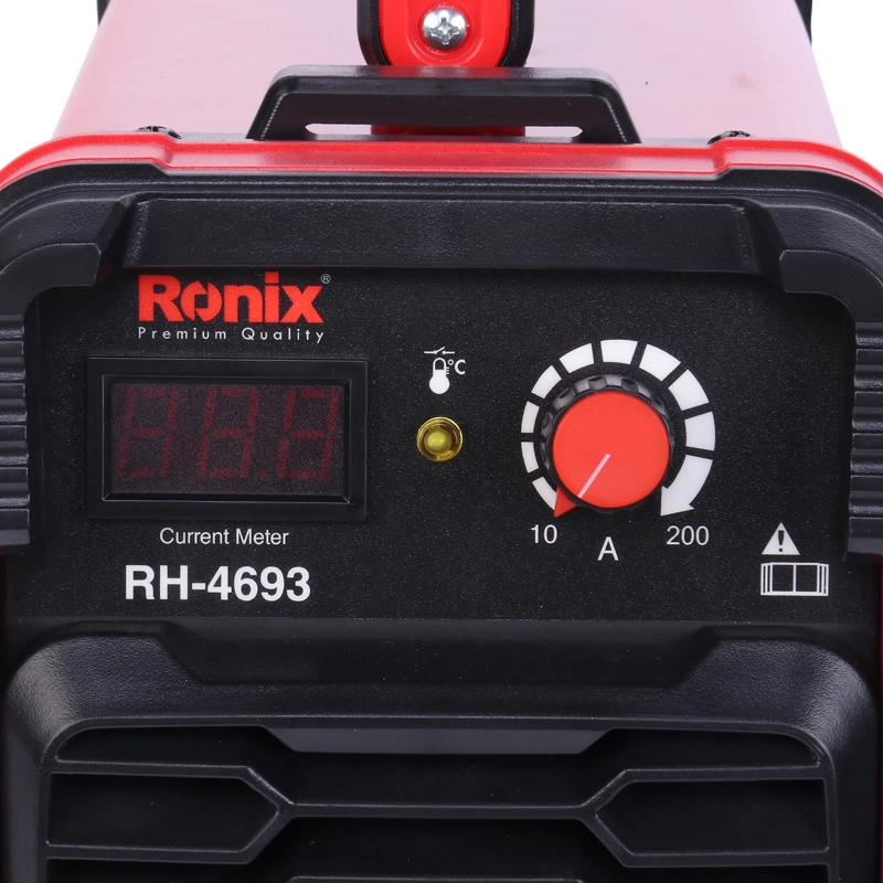 Ronix New Rh-4693 8.2kVA 200A High quality/High cost performance  DC Arc Portable Inverter Arc Welding Machine