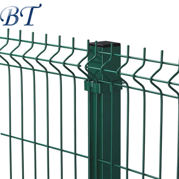 High Quality PVC Coated 3D Garden Fence Panels