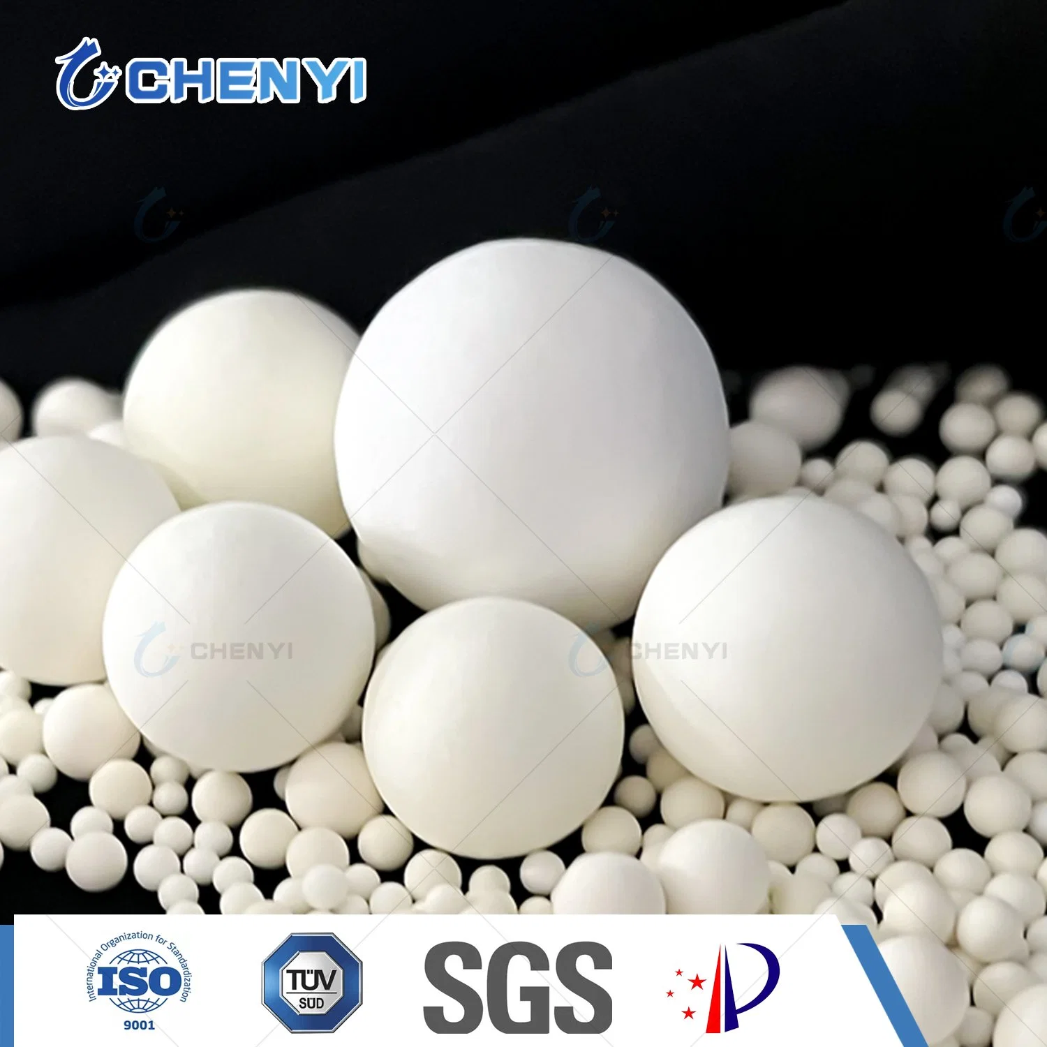 High Purity 92% 95% Alumina Ceramic Grinding Media Balls Beads for Industries