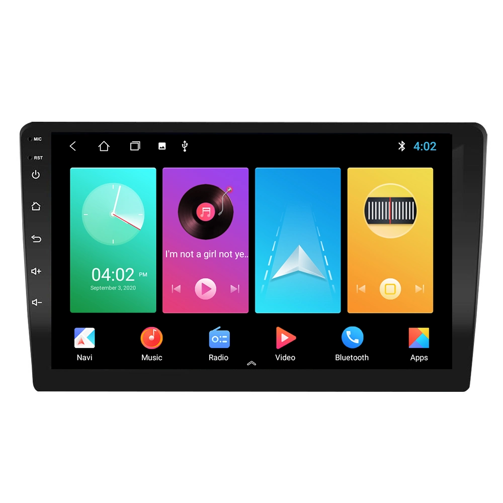 Topnavi 9inch Universal Touch Screen Car Radio Bt5.0 4G DSP RDS Android Auto Carplay 2DIN GPS Navigation System