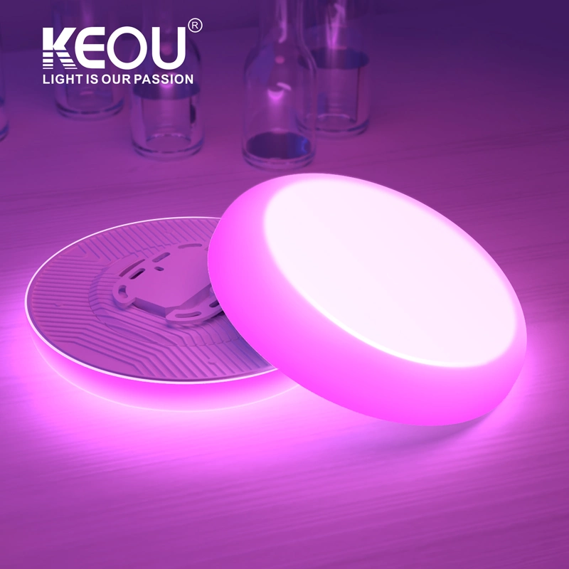 Keou Modern 36W Bicolor Blanco redondo RGB Dual Color Clean Luces de la sala LED de sala limpia