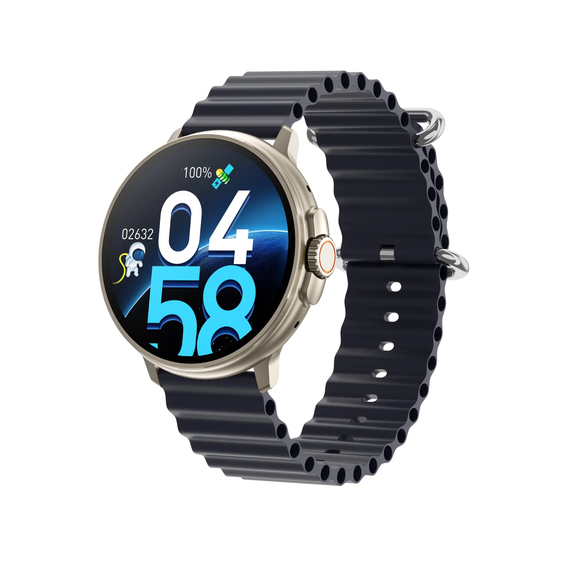 Ultra Round Sport Smart Watch 1.39 Inch Full Big Screen Wireless Charging Bt Call GPS NFC Smartwatch LC306 Kr306