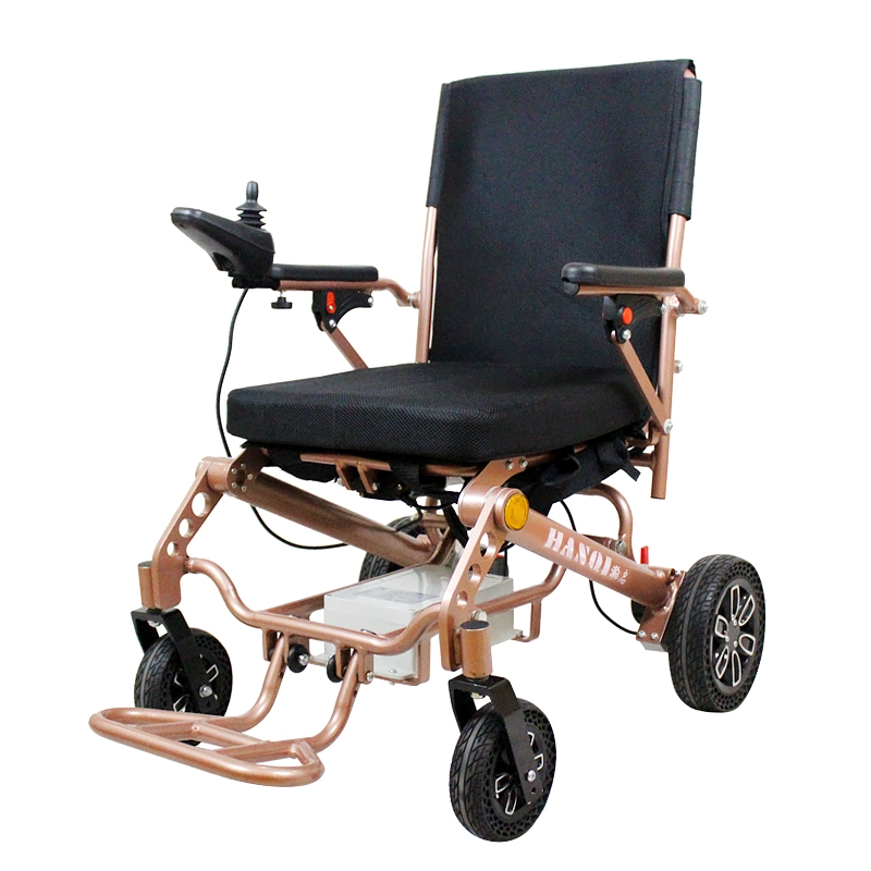 Travel Aluminum Foldable Brushless Motor Lithium Battery Lightweight Electric Wheelchair