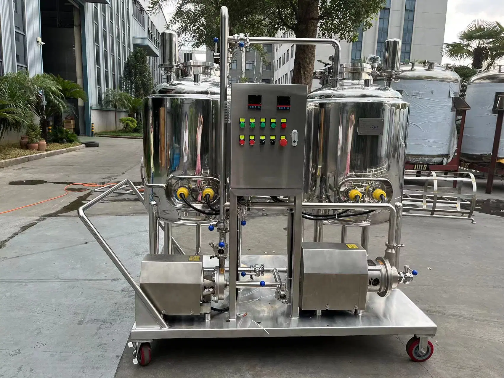 Stainless Steel Automatic Clean in Place Equipment CIP Tank Cleaning System