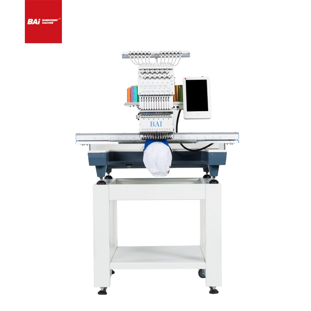 Bai Single Head Computer 12/15 Needle Automatic Color-Changing Buttonhole Embroidery Machine Wholesale/Supplier Agent