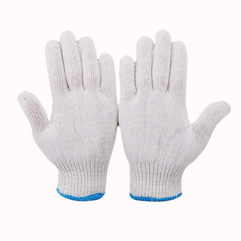 Precio mayorista algodón de punto Industrial Guantes de mano de Seguridad