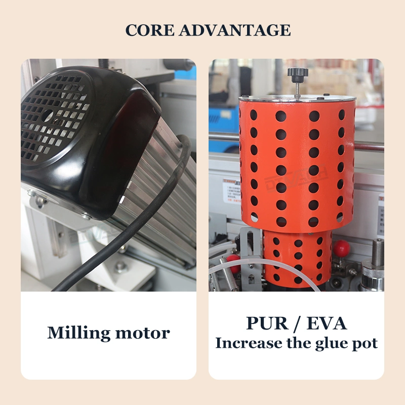 China Manufacturers 45 Degree Board Cutting Edge Bander Machine for Wood