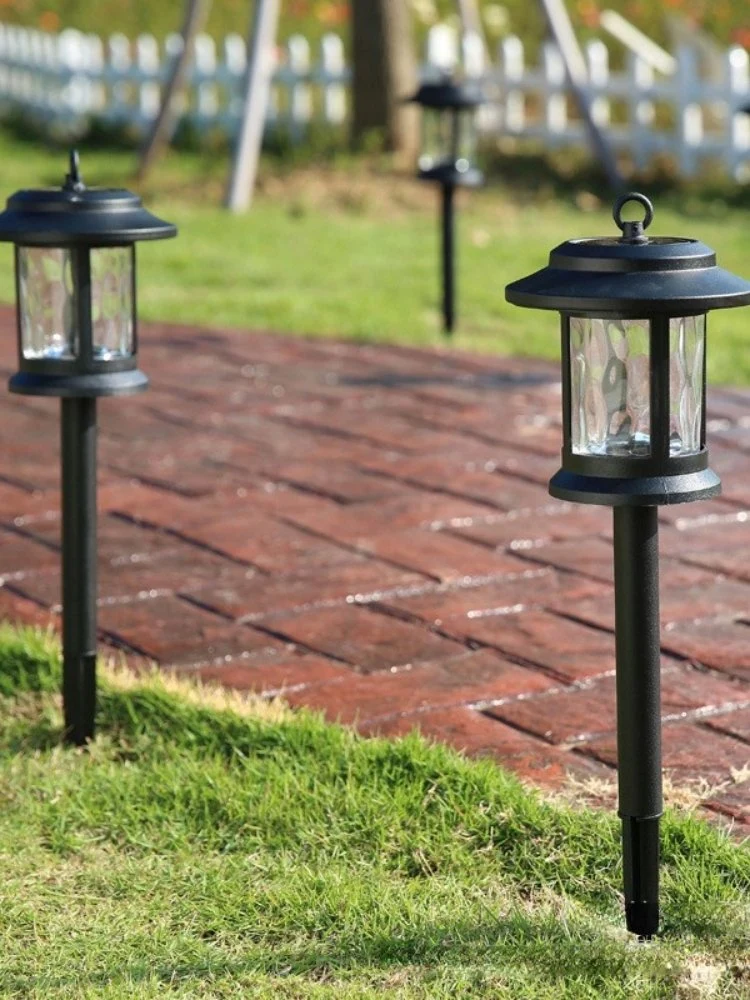 Outdoor IP65 Waterproof Wireless LED Solar Power Ground Lawn Walkway Bright LED Garden Solar Light