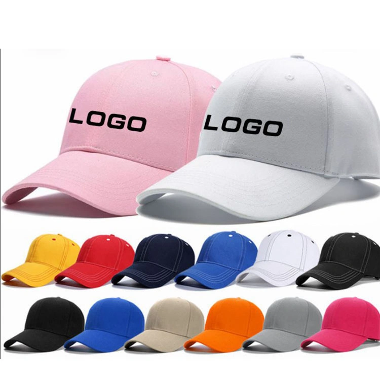 Publicidad Cap Sport Cap Publicidad señal para los productos de venta Whoesale Gorra de béisbol de algodón promocional Logo personalizado Gorra publicitaria Gorros promocionales Y tapas