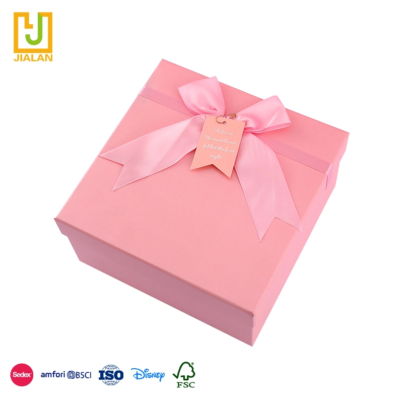 Wholesale/Suppliers Custom Printing Logo Cardboard Paper with Bow Tie High quality/High cost performance  Gift Packaging Box