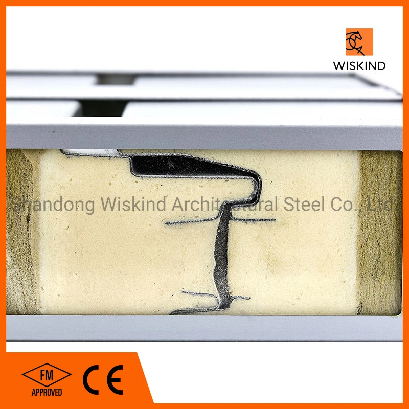 Building Materials Rockwool Board Rock Wool Corrugated Steel Sheets Panels for Wall and Roof