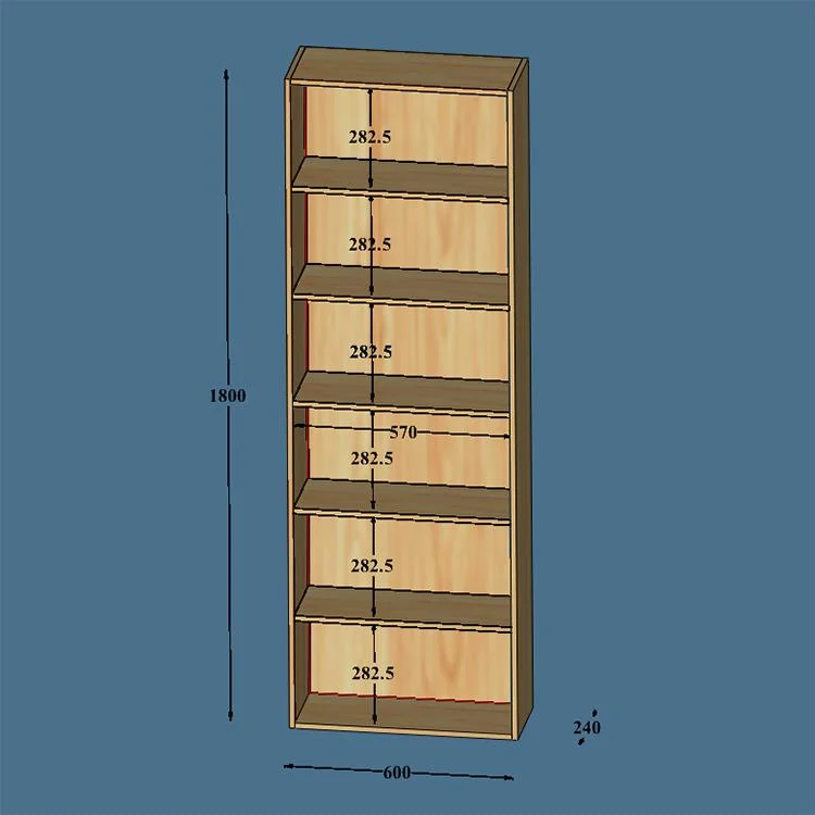 Modern Design MDF Wooden Office File Bookshelf Bookcase Corner Bookshelves Wall Shelves Library Bookshelf for Bedroom, Living Room.