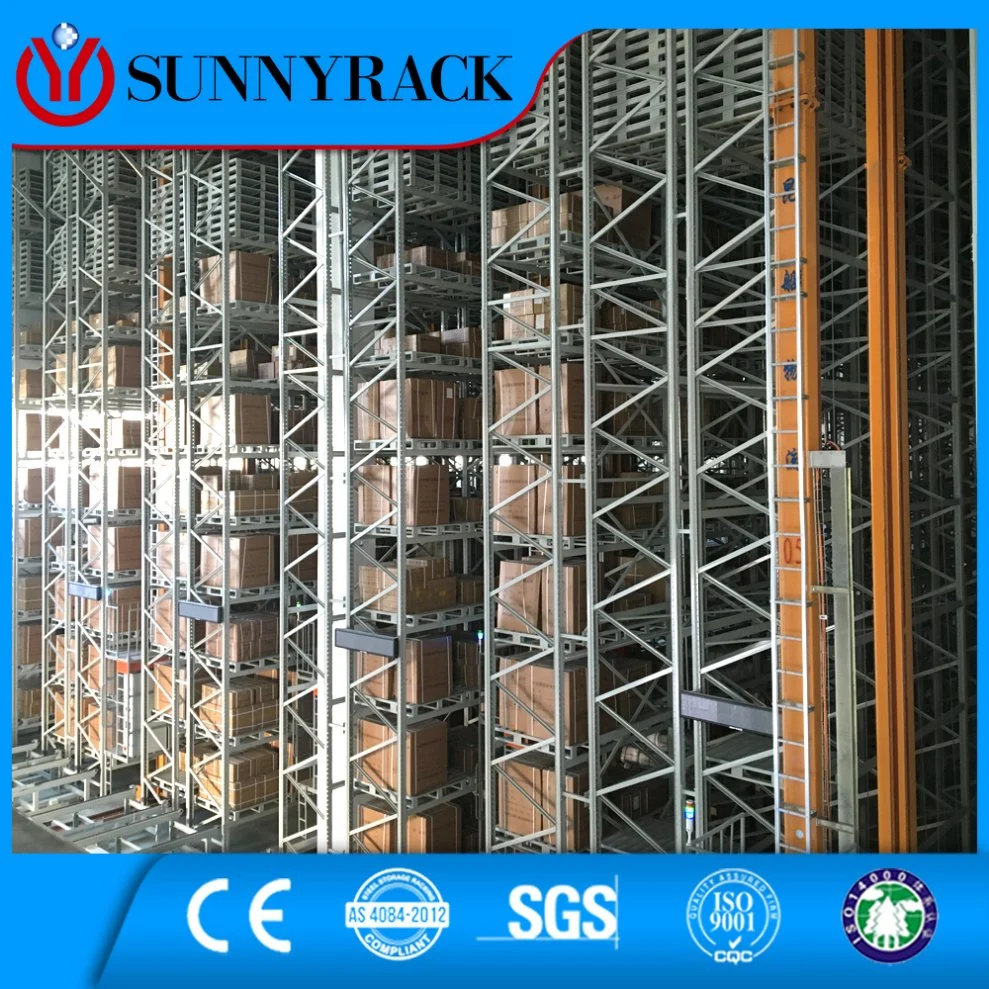 Man-Powder Warehouse Saving Factory Shelf Automatic Storage Rack AS/RS System