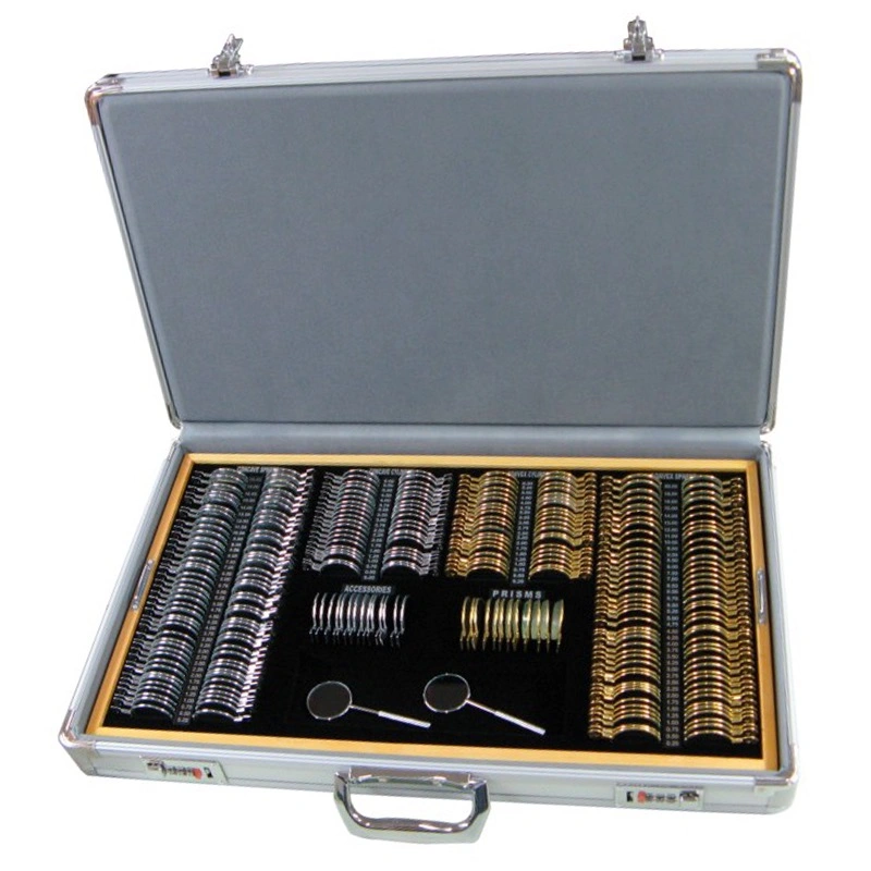 ISO Certified Optical 266 Piece Trial Lens Set with Elegant Carrying Box