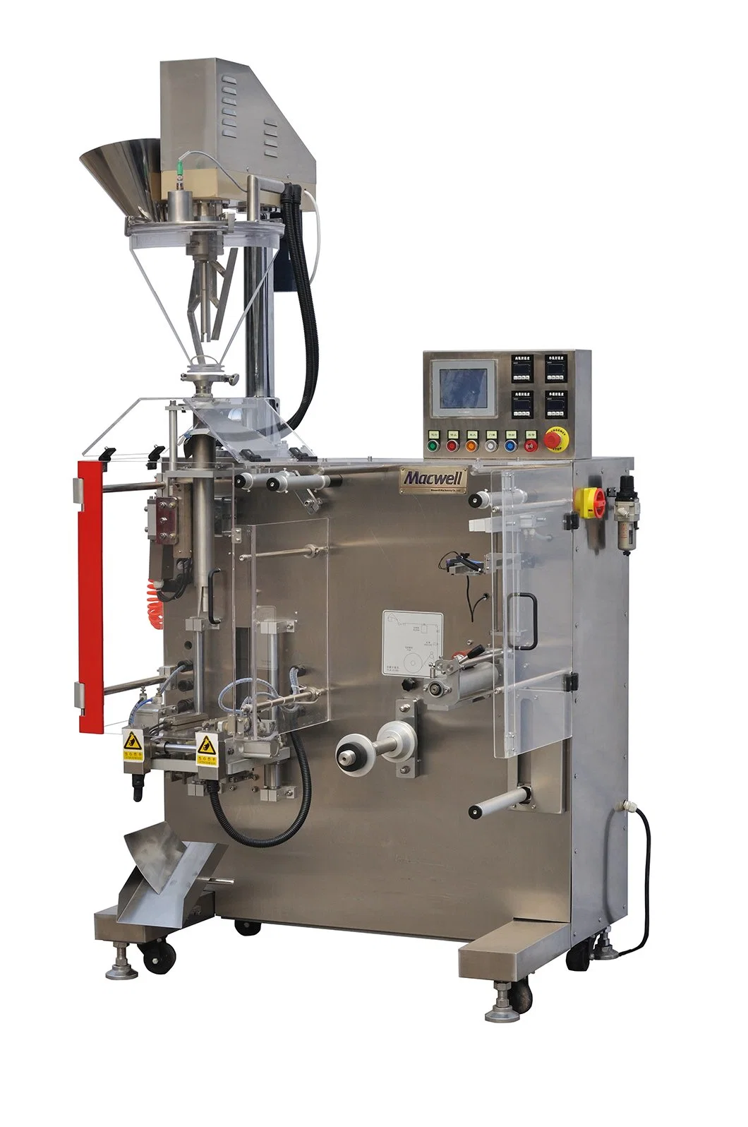 Automatic Vffs Multi-Function Vertical Form Fill Seal Packing Packaging Machinery for Pouch Sachet Food/Ginger/Coffee Powder/Sugar/Ketchup/Tomato Paste/Honey