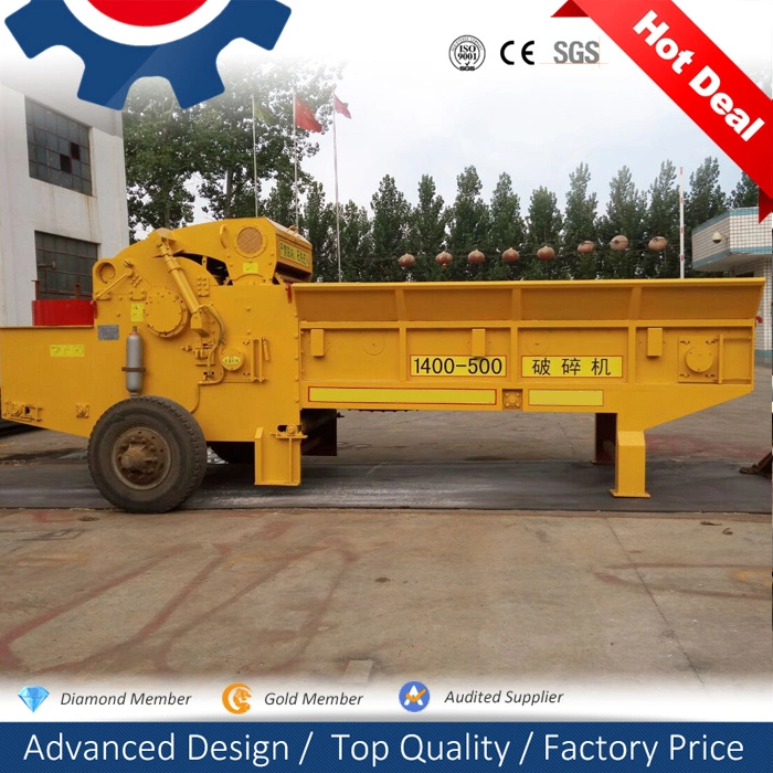 Best Movable Large Industral Heavy Duty Cheap Wood Shredder Machine for Shredding Chipping Crushing Milling Grinding Forest Tree Truck Branches Bamboo Chips