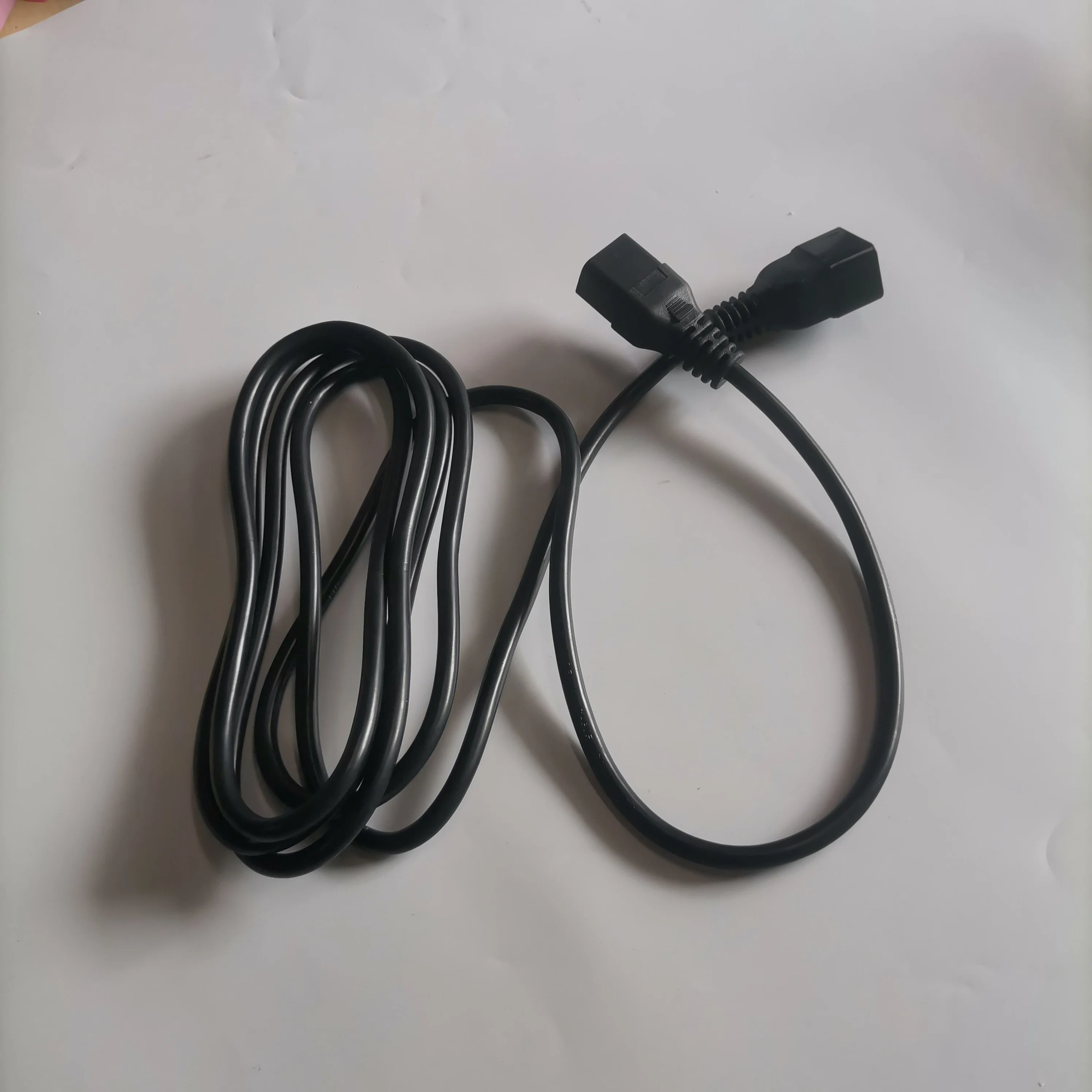 C19 to C20 Power Cord 16A 250V 3*2.5mm High quality/High cost performance  C20 Male Plug to C19 Female Socket PDU UPS Server Power Extension Cable