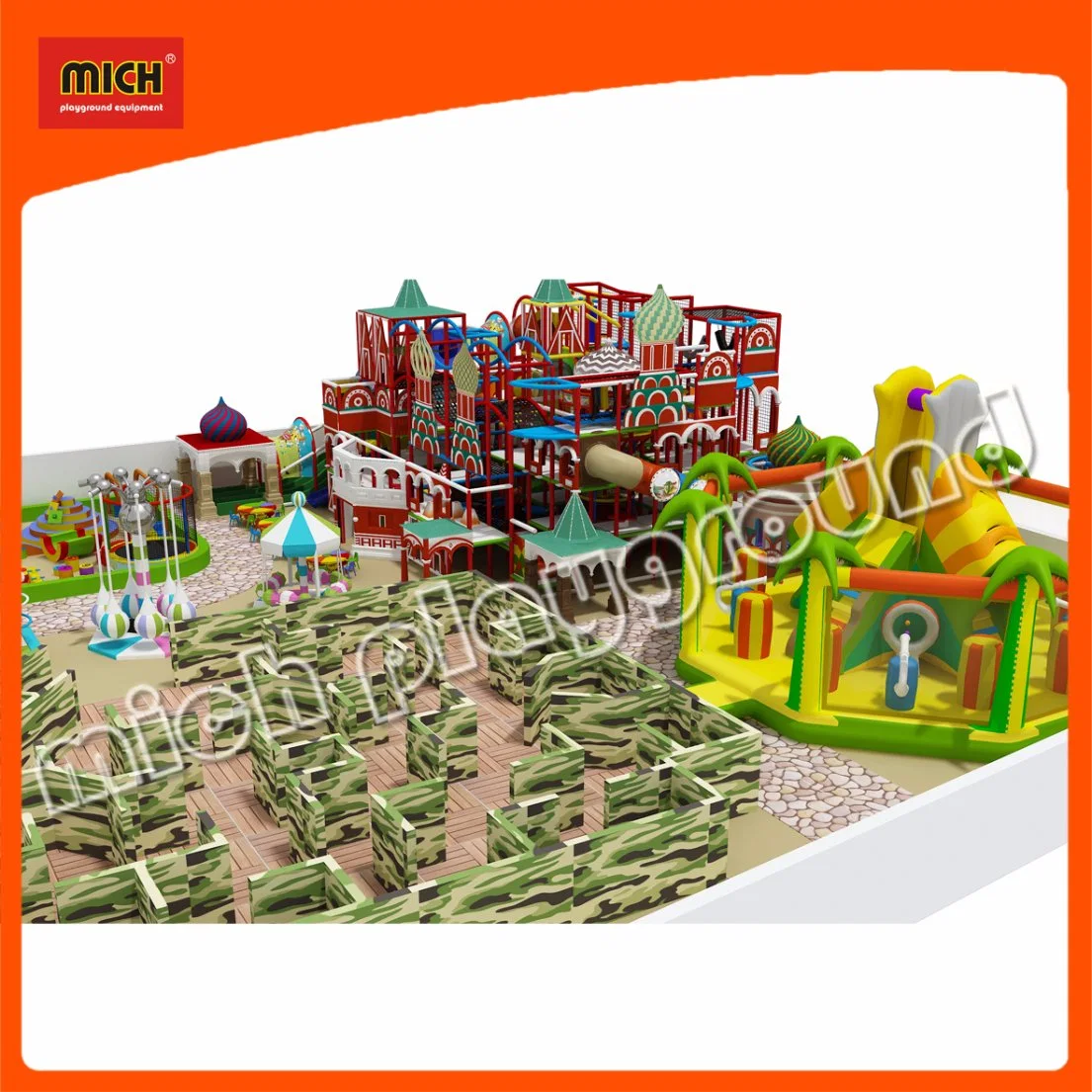 Mich Soft Maze Indoor Playground for Kids Playground