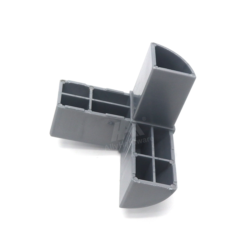 Window Profile Accessories 40*32mm Three Way Corner Joint Plastic