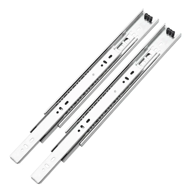 Hot Sale 25/30/35/40/45/50mm Zinc Plated Ball Bearing Drawer Slide for Furniture