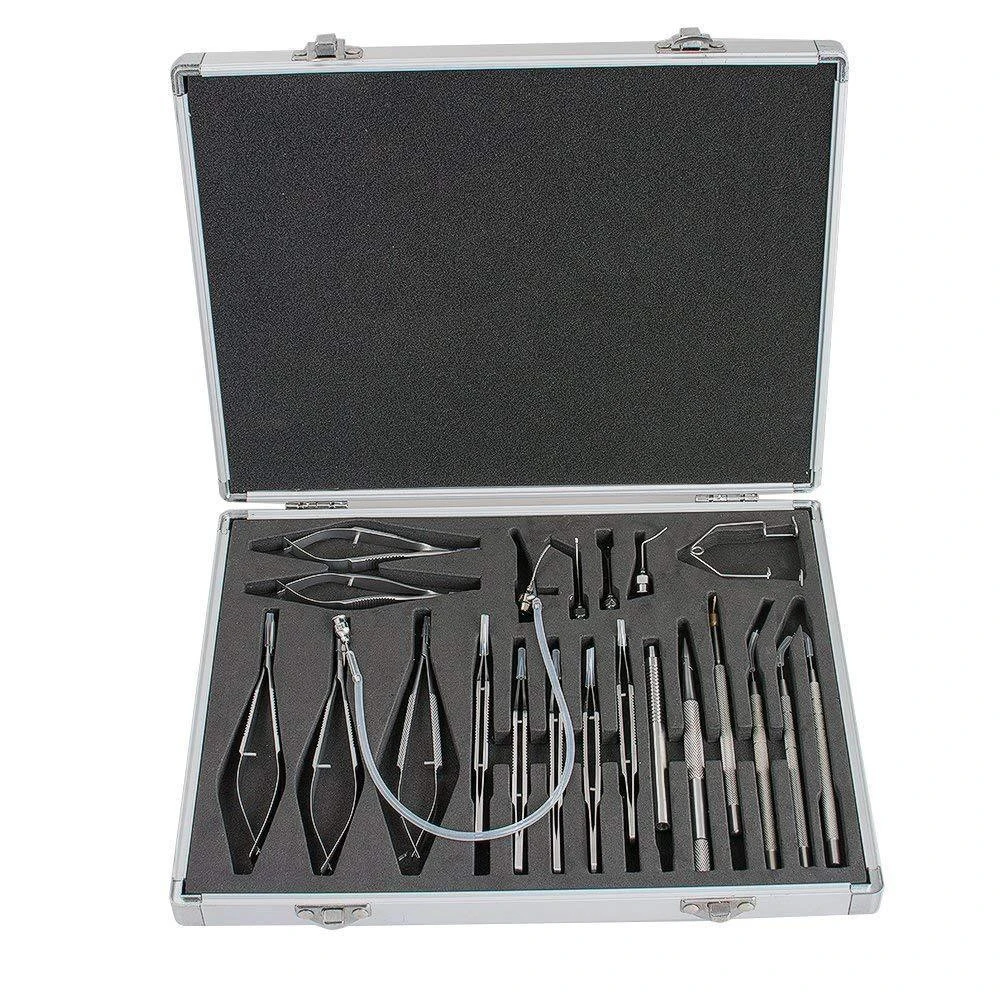 Surgery Surgical Instruments Set Kit 21 Pieces Ophthalmic Surgical Instruments
