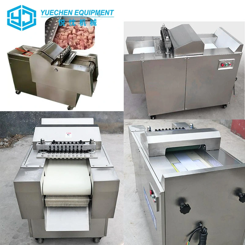 Automatic Electric Meat Cube Cutter Fish Dicer Cube Cut Goat Pork Meat Cutting Machine Chicken Beef Slicer