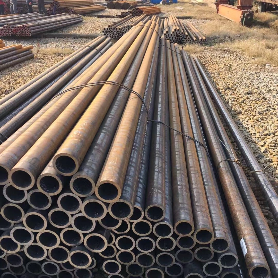 Hot Rolled Seamless Black Steel Pipes ASTM A333 Gr. 6 Sch 40 High Pressure Cryogenic Alloy Carbon Steel Tube