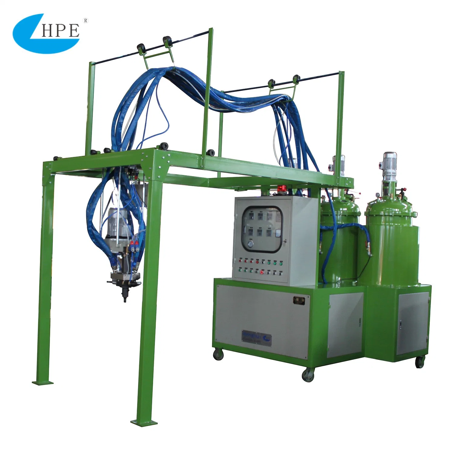 Double Color PU Polyurethane Shoes Sole Making Foaming Machine