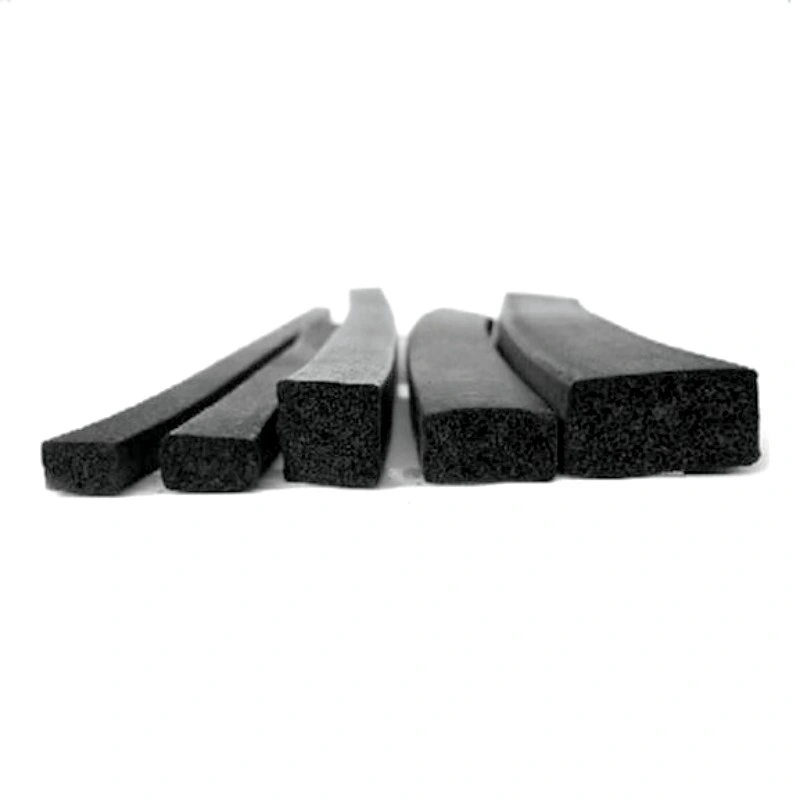 Closed Cell EPDM Foam Square Rectagular Rubber Door Sponge Packing