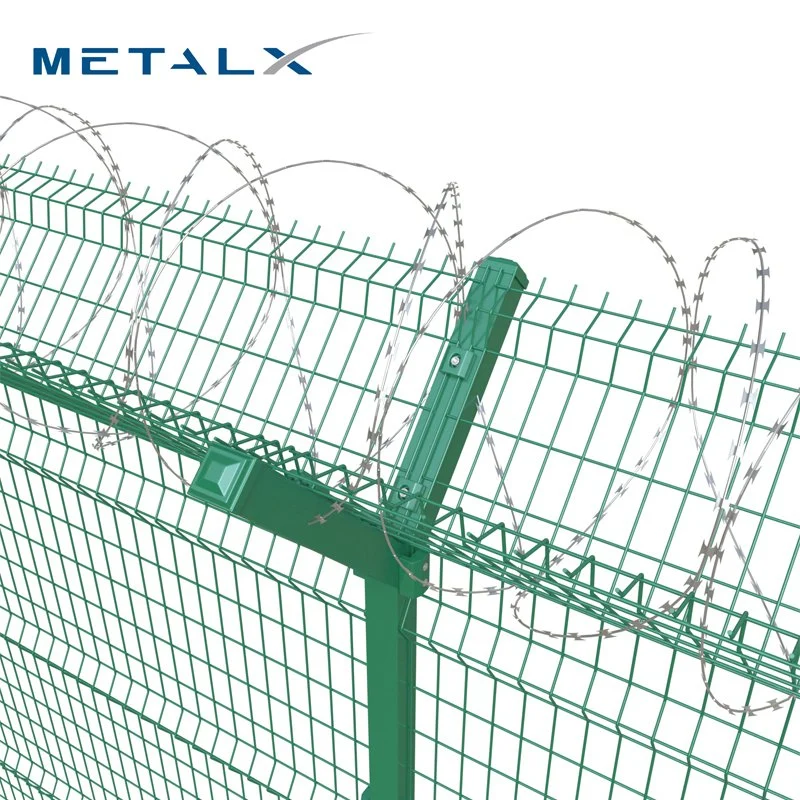 China Wholesale/Supplier High quality/High cost performance Safety Welded Wire/V Mesh Airport Perimeter Safety/Security Fence Panels for Boundary Wall