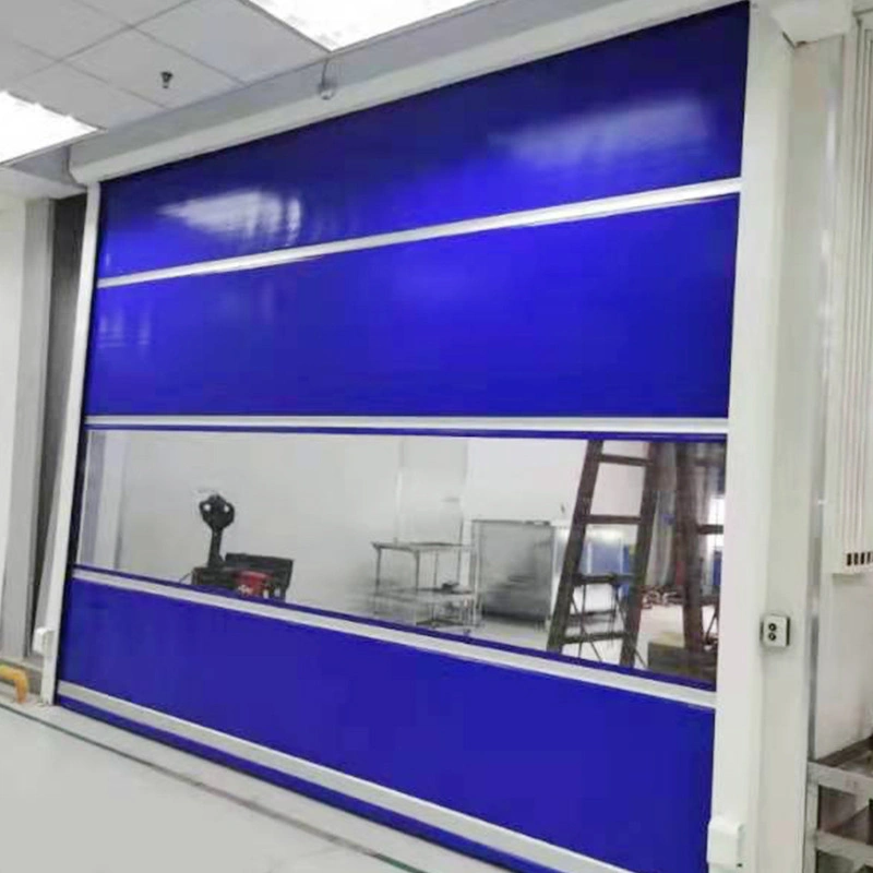 Industrial Automatic Plastic PVC Fast Rapid Roller Shutter Doors