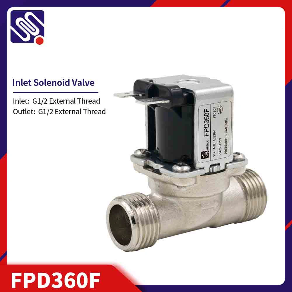 Meishuo Fpd360f Water Heater Valve Hot Water Inlet Solenoid Valve for Compact Water Boiler and Solar Water Heater