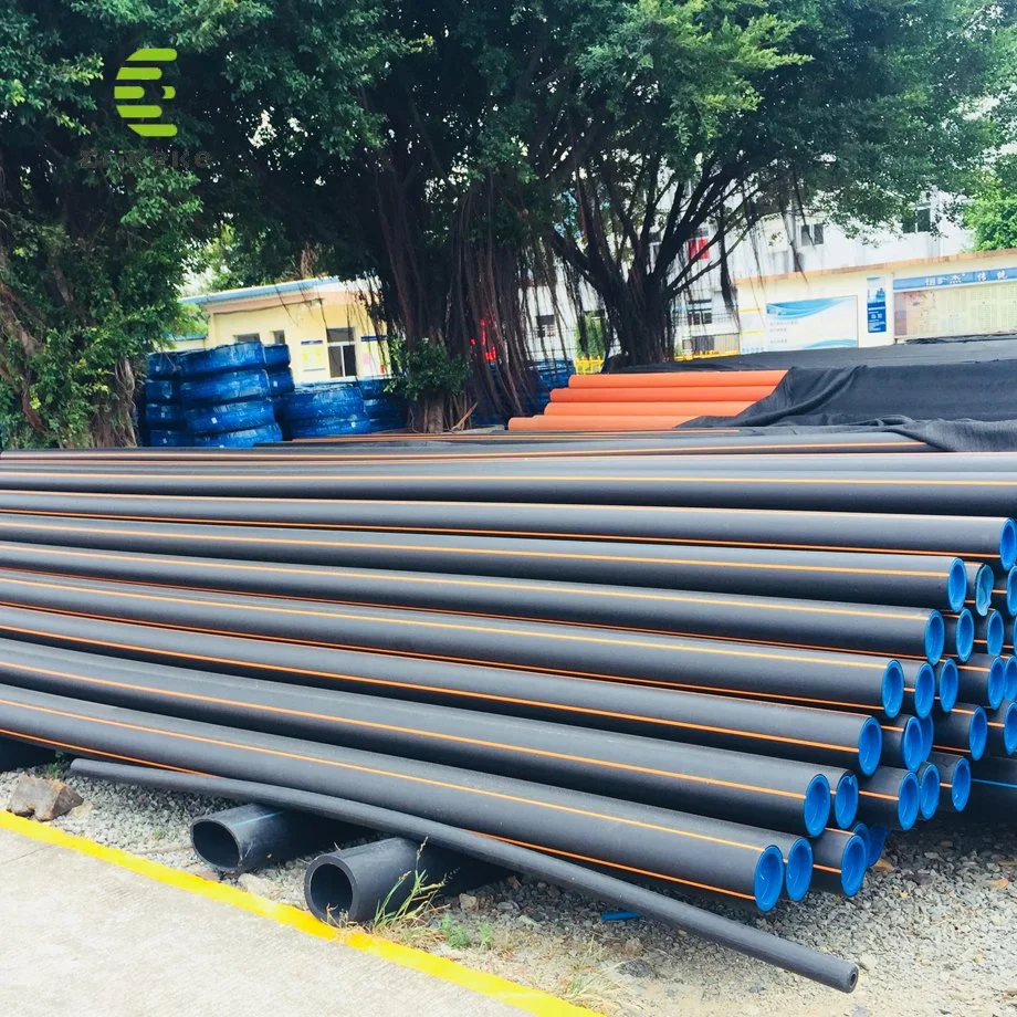 Tubo de HDPE de suprimento da fábrica profissional 1 2 3 4 5 polegadas tubo eléctrico Cabo de fibra óptica de Aço Reforçado do tubo de transferência de protecção do tubo de drenagem