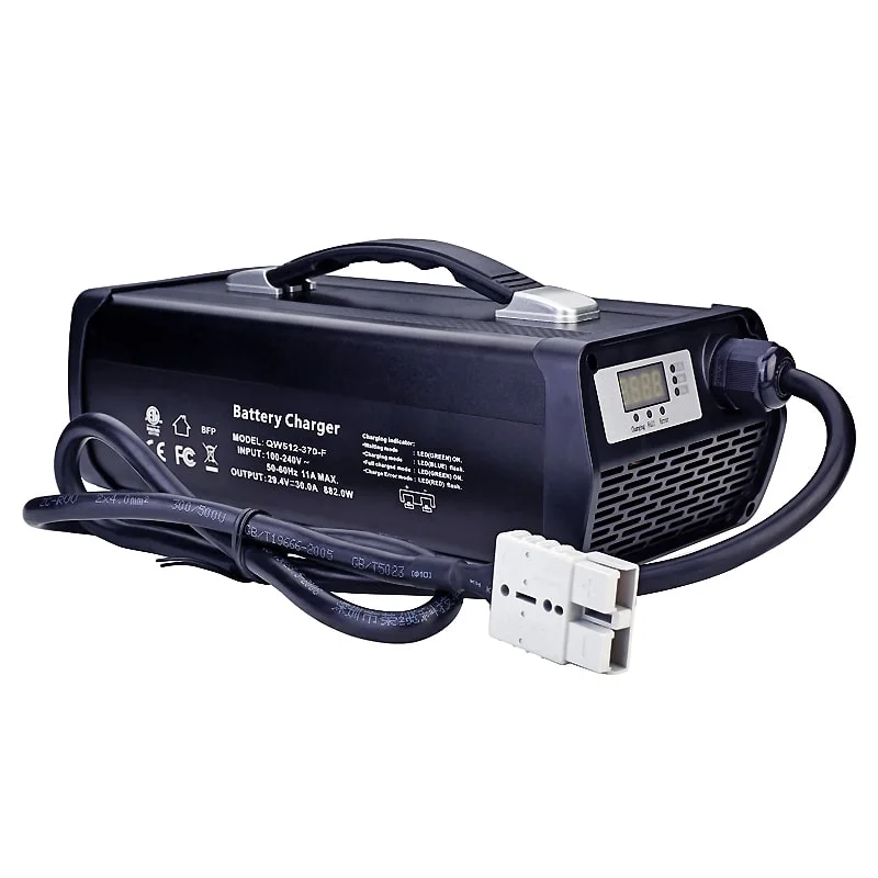 AC 220V Factory Direct Sale DC 14.4V 14.6V 70A 2200W Charger for 4s 12V 12.8V LiFePO4 Battery Pack