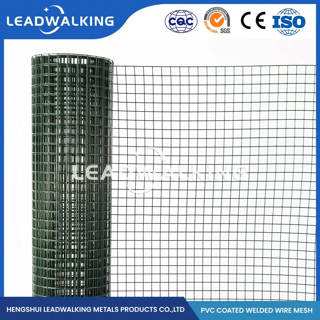 Leadwalking Geschweißte Drahtgitternetzplatten Fabrik Hochwertige Verzinkte Geschweißte Draht Netzing China 25.0X25.0mm Kunststoff PVC-beschichtet geschweißte Drahtgitter