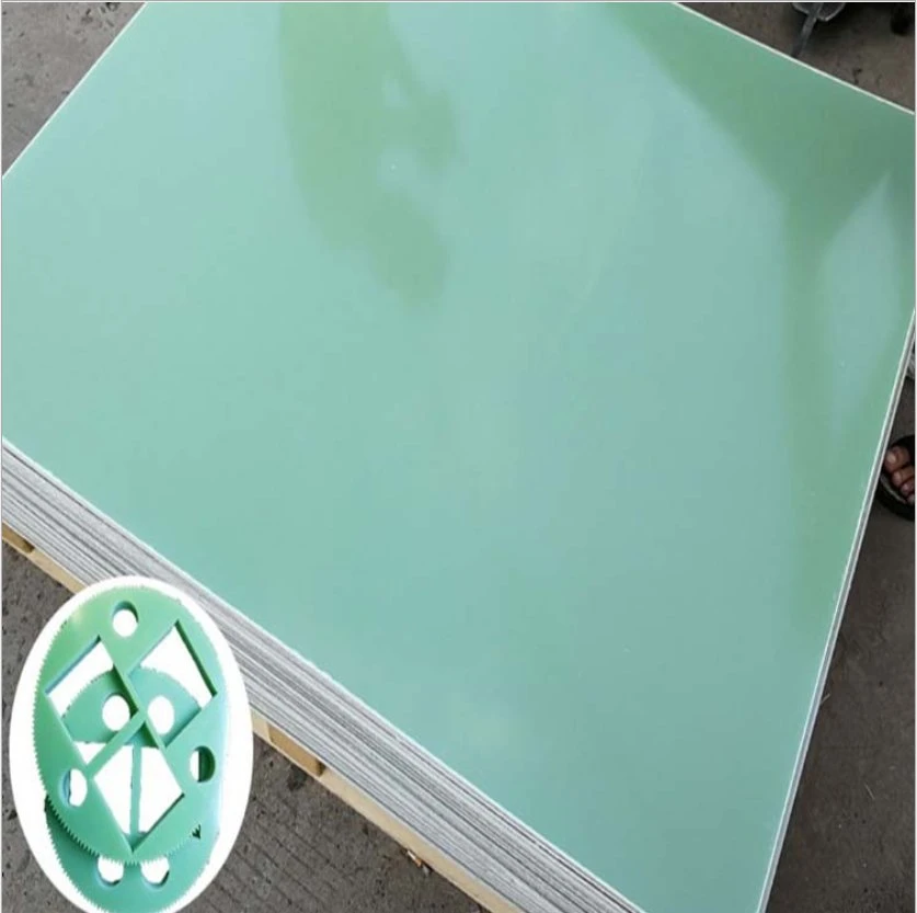 3240 Fr-4 de la Junta de epoxi Fibra de vidrio verde agua de la placa de aislamiento