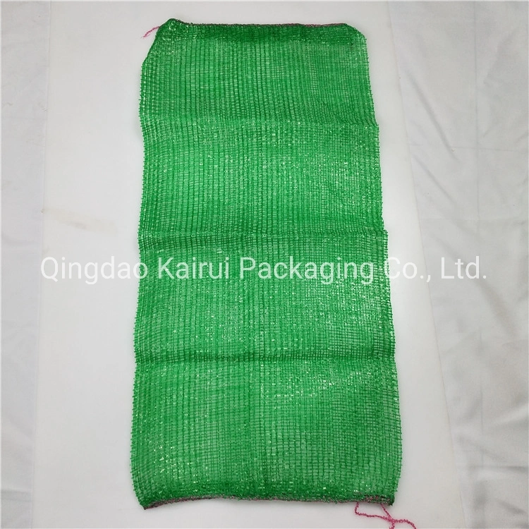 50*80 Cm Green Color Mesh Bags for Potato Onion Corn Cabbage Packing Bag