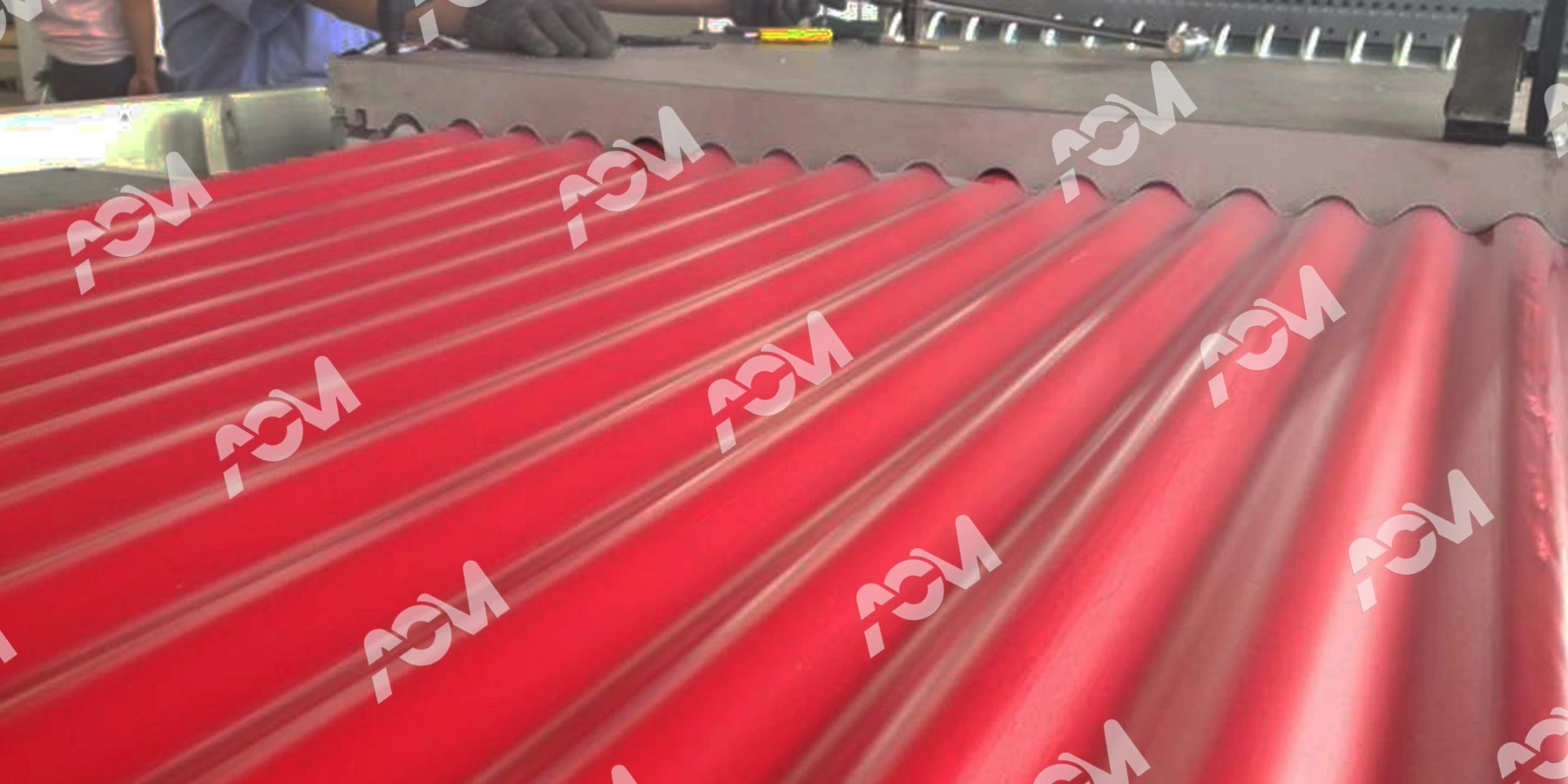 ASA U-PVC Colonial Glazed Corrugated Roof Tile Sheet Board Extrusion Line