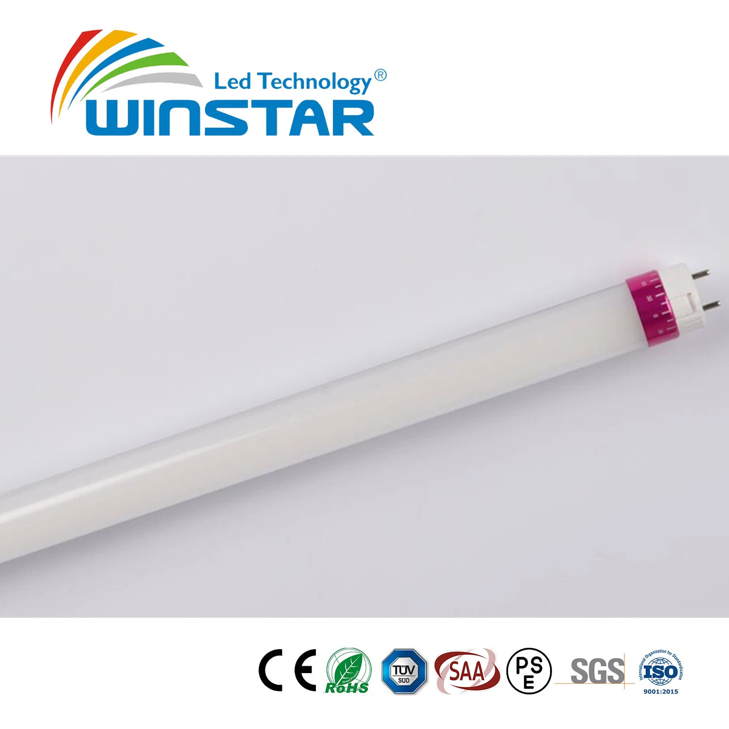 Frosted and Transparent Cover 8W 18W 25W of T8 LED Tube Light with TUV Approved