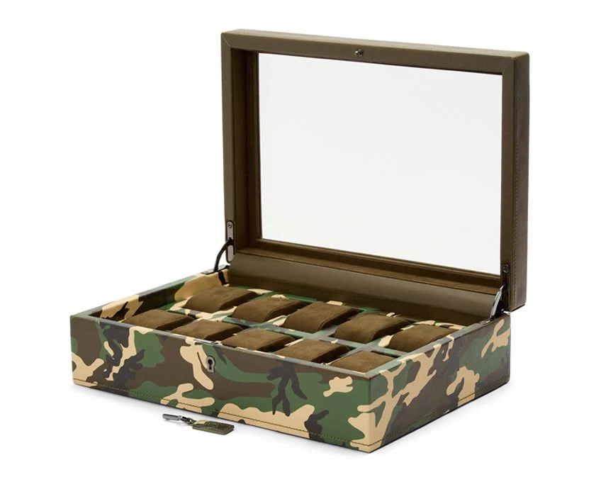 Camuflaje Color 10PC Reloj con Skylight Ndmwr-94