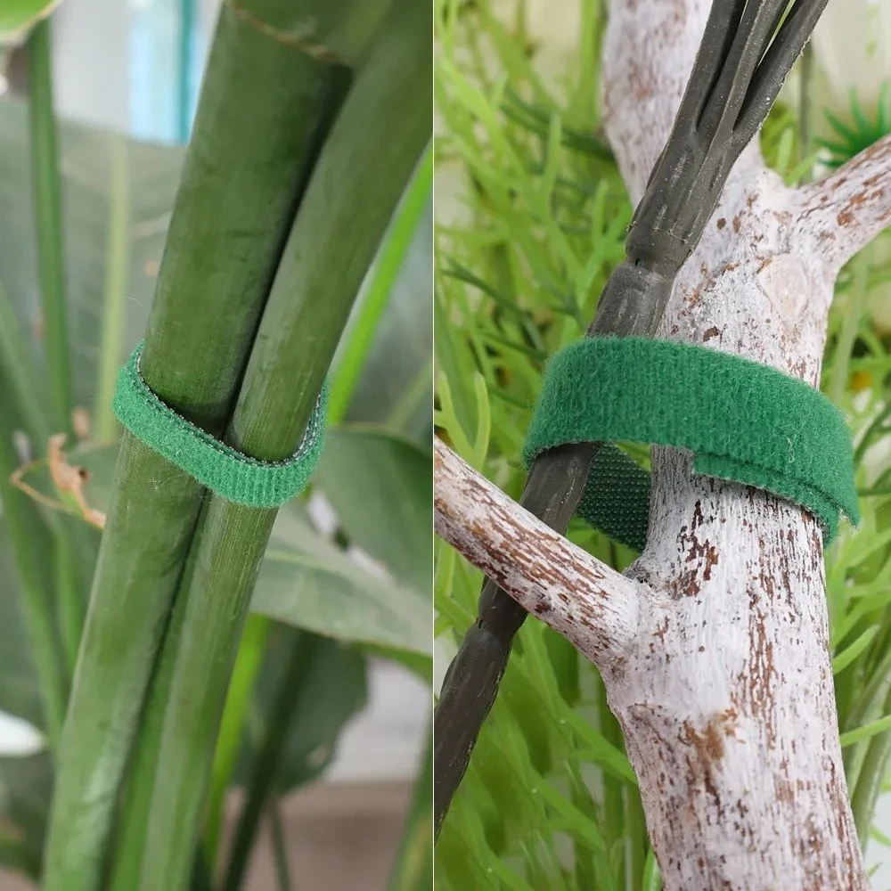 Nylon Plant Ties Resealable Cable Ties Self Adhesive Plant Fastener Tape for Support Grape Vines Tomato Garden Supplies