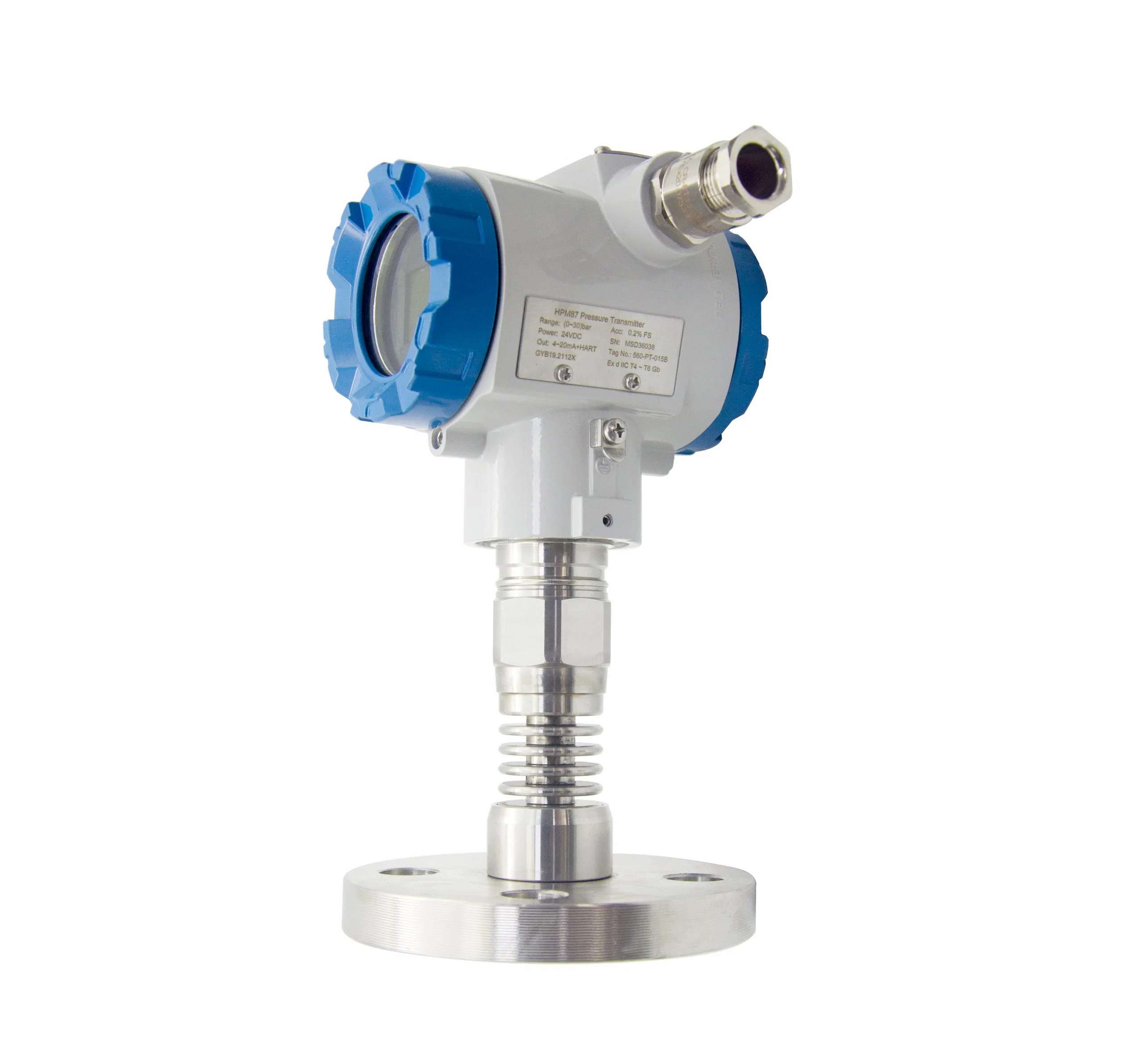 Single Flange D/P Smart Pressure Sensor HART 4-20mA High Accuracy Level Transmitter