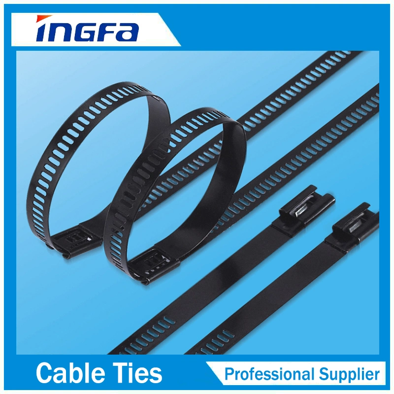 Self Locking Ladder Stainless Steel Cable Ties for Pipe Fitting