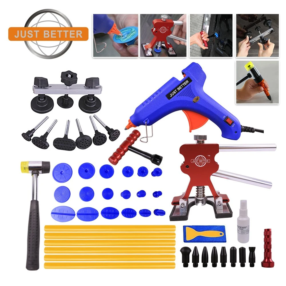 Paintless Dent Repair Car Dent Remover Tools Bridge Puller T Puller Hot Glue Tap Down Tools