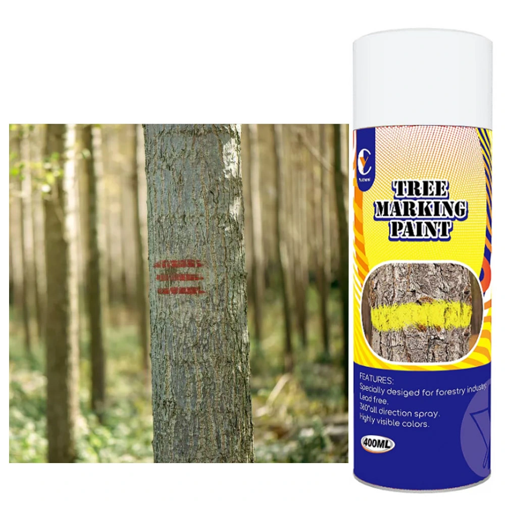 500ml 400ml Aerosol Line Tree Marking Paint Wood Marker Paint Spray