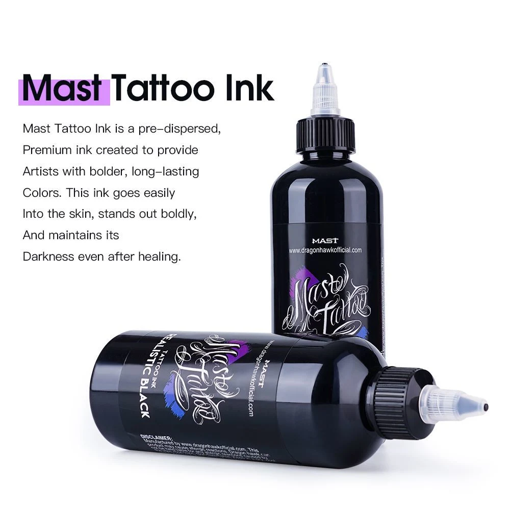 Mast tinta Tattoo de alta calidad Negro Triple Negro Oriental Negro 0,5oz Mayorista/Proveedors