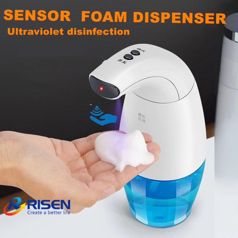 Auto Sanitizer Hand Soap Foam Dispenser Kitchen Toilet Office with UV Disinfection